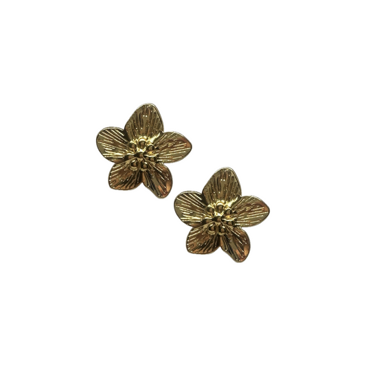 Floral Gold Küpe
