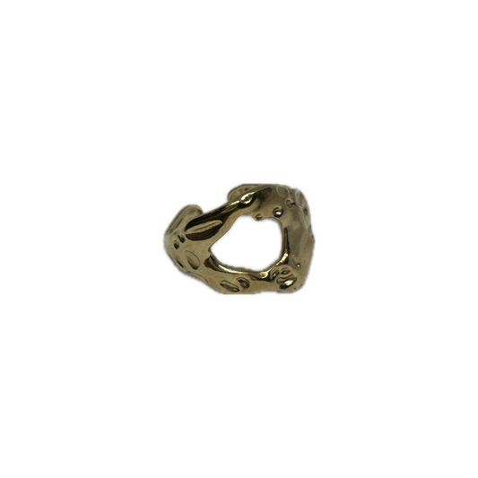 Asymmetrical Gold Ring