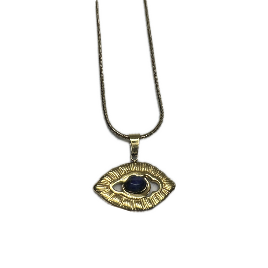 Gold Evil Eye Necklace