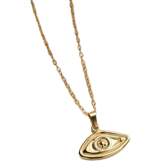Evil Eye Gold Necklace